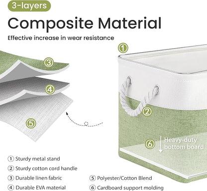 15x11x10 In Foldable Fabric Large Storage Bins - Image 2