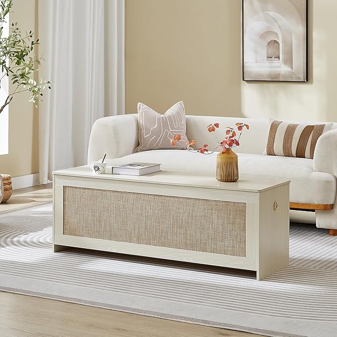 51.2" Storage Chest Extra Large, 51.2x15.7x18.3 Inch, Easy Assembly, Bench - Image 5