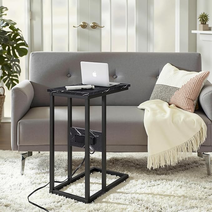 VECELO C Shaped End Side Table - Image 6