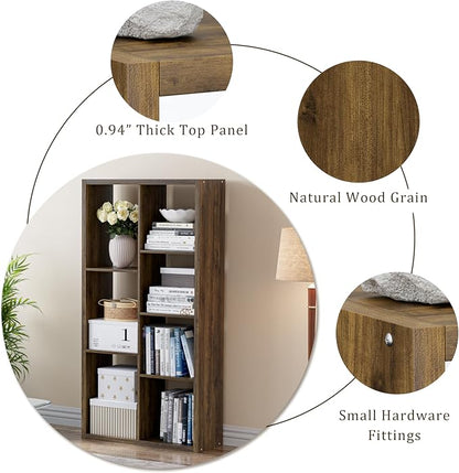 Cube Storage Organizer Bookcase, Decorative 11 inch Open Back Cubical Shelf - Image 7