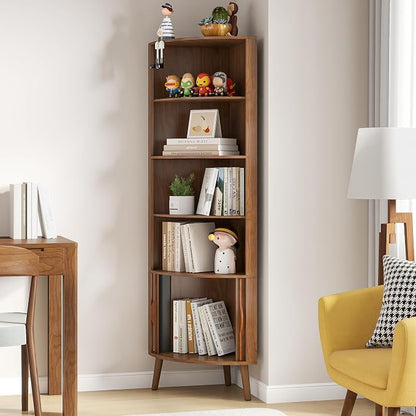 Corner Cabinet, 66.73'' Tall Modern Corner Bathroom Storage Cabinet - Image 7