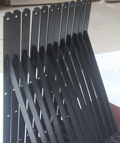 30 Pack L18 x H 12" Black Heavy Duty Shelf Brackets - Image 3