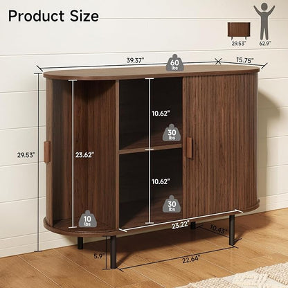 40" Sideboard Buffet Cabinet - Image 2