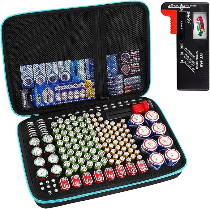 PAIYULE Battery Organizer Storage Case Box by paiyule