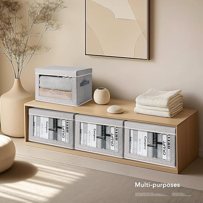 Homsorout Storage Box with Lids - Image 6