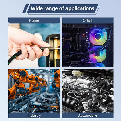 Expandable Braided Sleeving, PET Automotive Wire Loom, Flexible Cable Management - Image 7