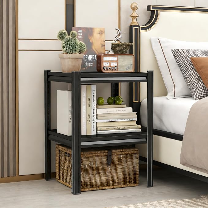 Garage Shelving 2-Tier Metal Storage Shelving Unit, Boltless Adjustable - Image 6