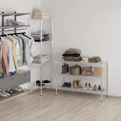 18" Deep x 48" Wide x 34" Height Wire Shelving Kit | 3-Tier | NSF Commercial - Image 7