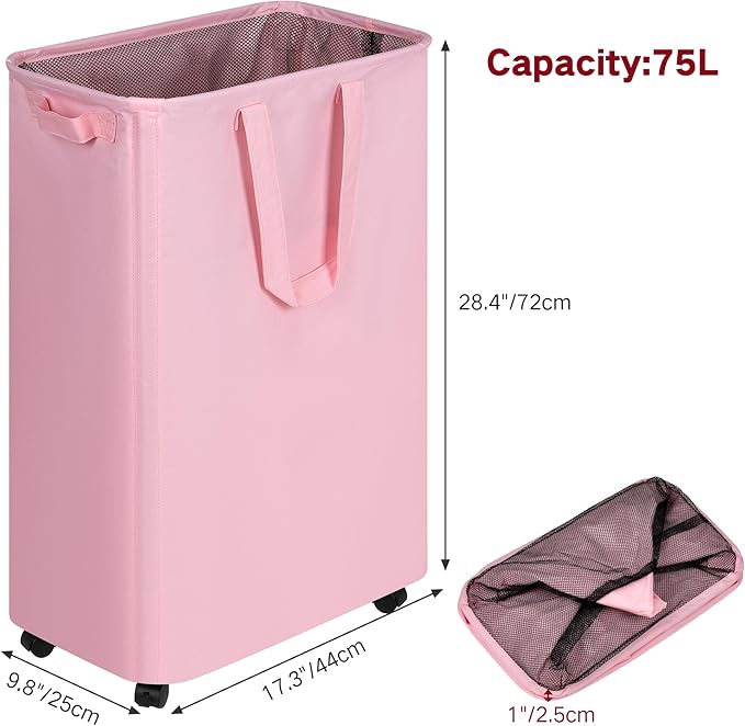 efluky Slim Laundry Hamper - Image 2