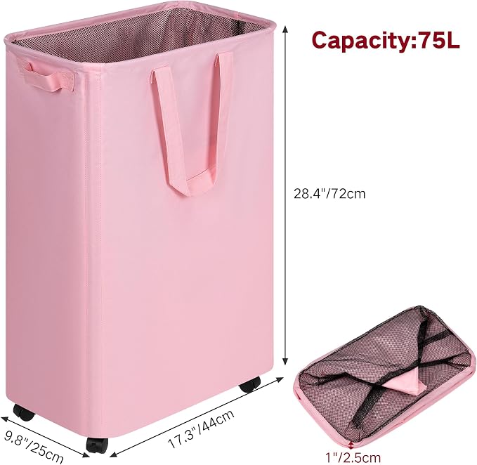 efluky Slim Laundry Hamper - Image 2
