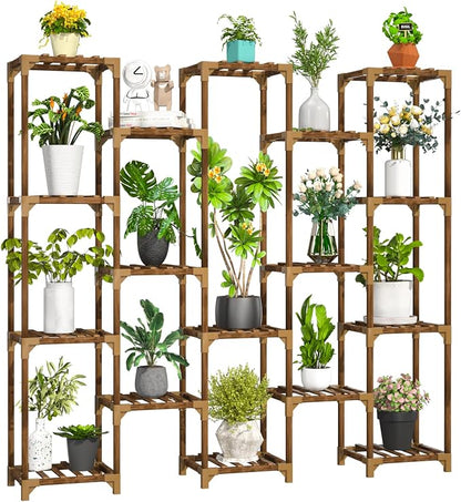 Uneedem Plant Stand Indoor Outdoor, Tall Plant Shelf by Uneedem
