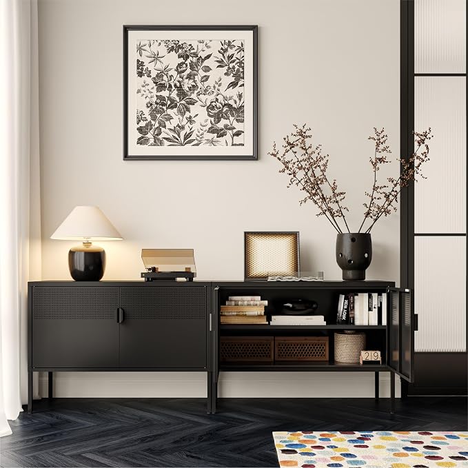 COFaR TV Stand for TVs up to 75 Inch, 40‘’L Media Console - Image 4