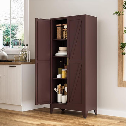 COFaR 61" Metal Storage Cabinet - Image 4