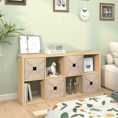 CTESNE【2026 Wooden Thick Frame 8 Cube Storage Organizer Shelf - Image 8