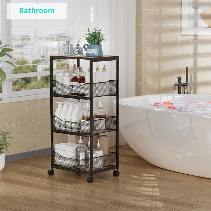 HapiRm Fruit Basket Kitchen Cart - Image 9