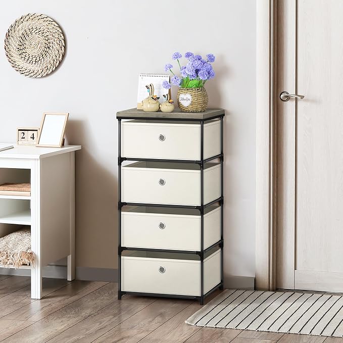 HAITRAL Fabric Storage Chest, Drawer Clothes Organizer - Image 8