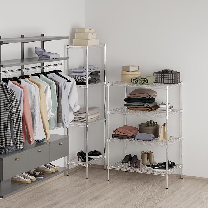 24" Deep x 36" Wide x 54" Height Wire Shelving Kit | 4-Tier | NSF Commercial - Image 7