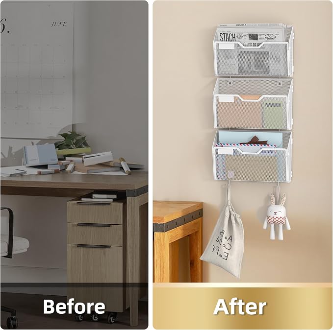 Docnest 6 Pack Mesh Wall File Holders - Image 3