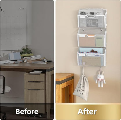Docnest 6 Pack Mesh Wall File Holders - Image 3