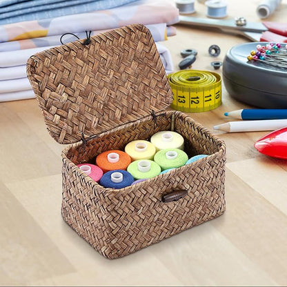 Hipiwe Seagrass Basket Key Holder Box - Image 6