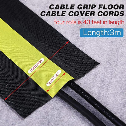 WILLBOND Carpet Cord Cover Cable Protector Floor Cover Cable Protector - Image 2