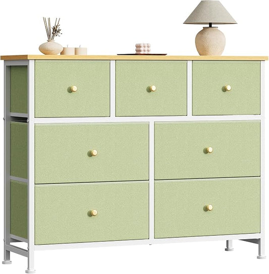 Sweetcrispy 7 Drawer Dresser for Bedroom Storage by Sweetcrispy