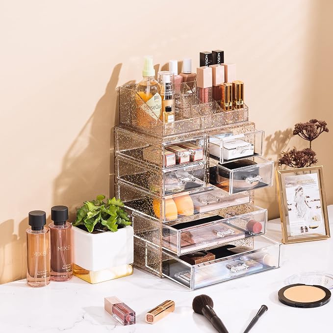Sorbus Clear Cosmetic Makeup Organizer - Image 5