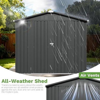 Patiowell 8x8 FT Outdoor Storage Shed - Image 4