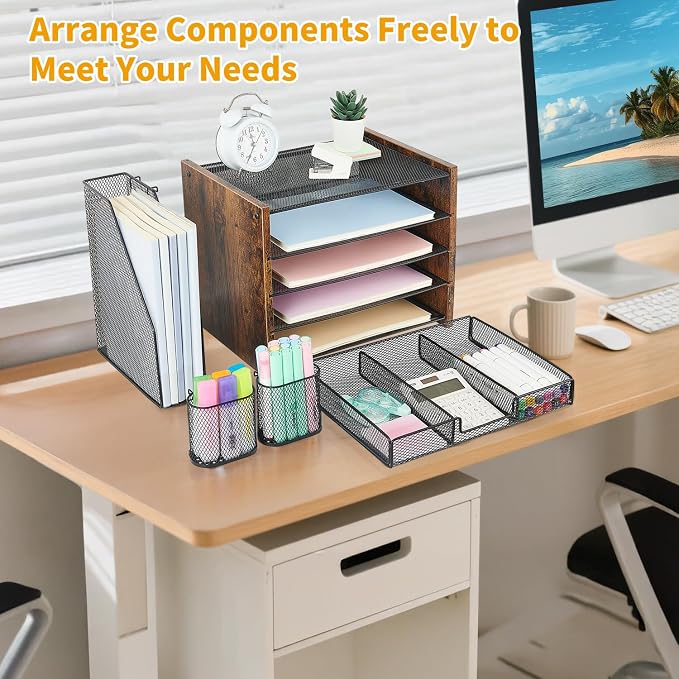 Wood Desk Organizers and Accessories - Image 4