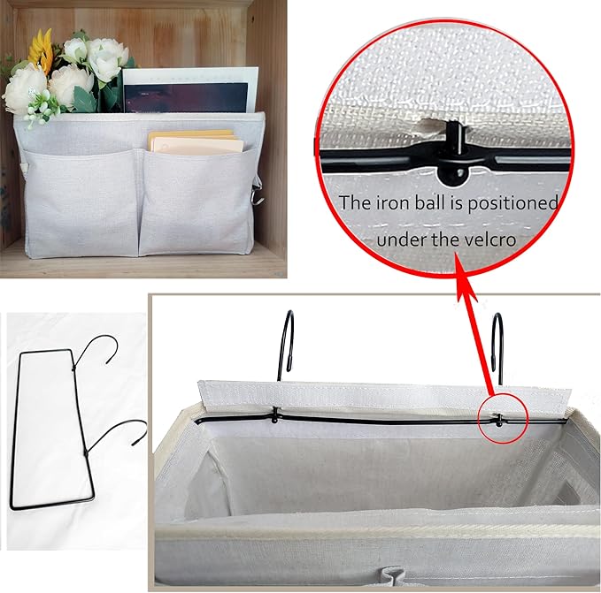 Bedside Caddy Organizer/Bedside Hanging Storage Bag Multi-Function Caddy - Image 2