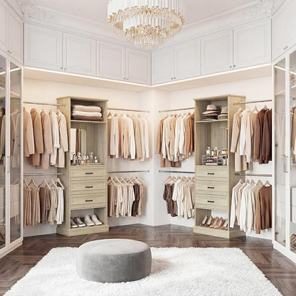 Unikito Closet System, 4FT - 9FT Closet Organizer - Image 2