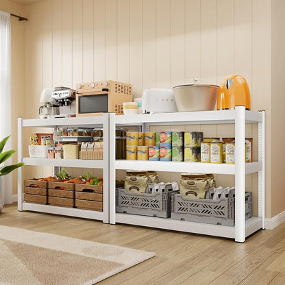 CJF 3-Tier Heavy Duty Metal Storage Rack, 36”W x 12”D x 36”H Adjustable Steel - Image 7
