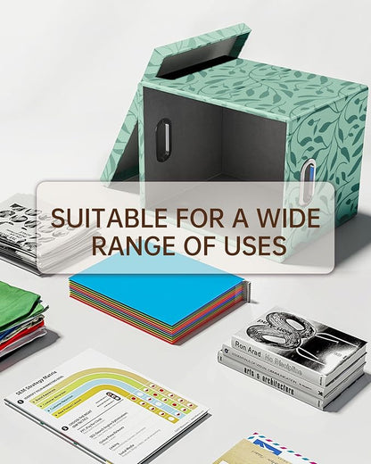 File Organizer with Lid, File Box, File Cabinet - Image 7