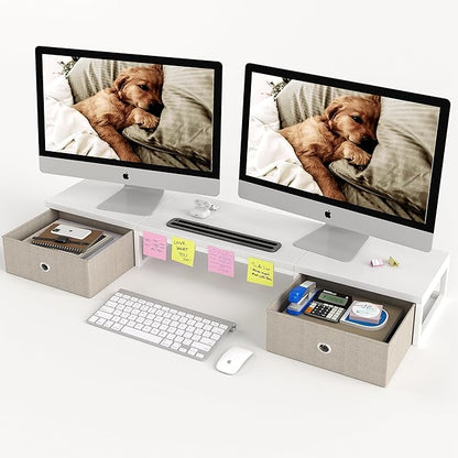 39 Inch Dual Monitor Stand Riser by Mexin