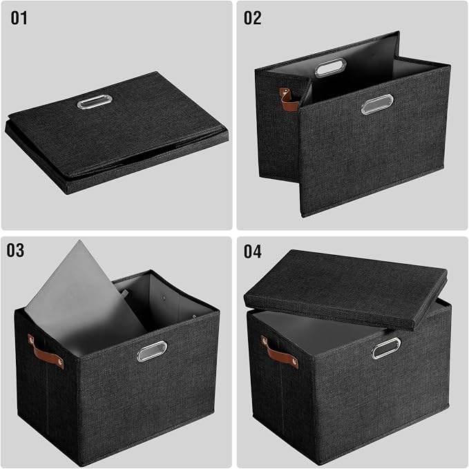 17" Large Collapsible Storage Bins - Image 6