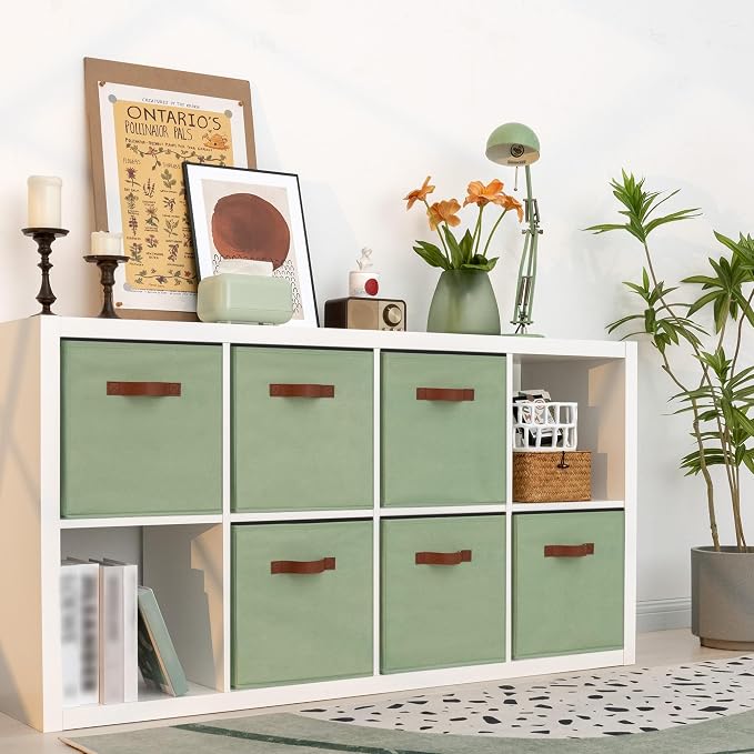 GRANNY SAYS 13 Inch Storage Cubes Organizer, Decorative Cube Storage Bins - Image 3