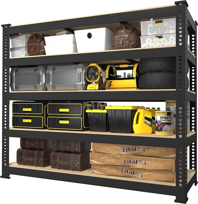 PrimeZone 48" W x 18" D x 72" H Garage Shelving Heavy Duty by PrimeZone