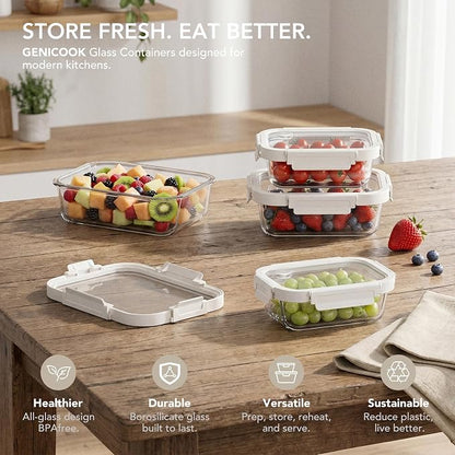GENICOOOK Glass Fruit Storage Containers - Image 7