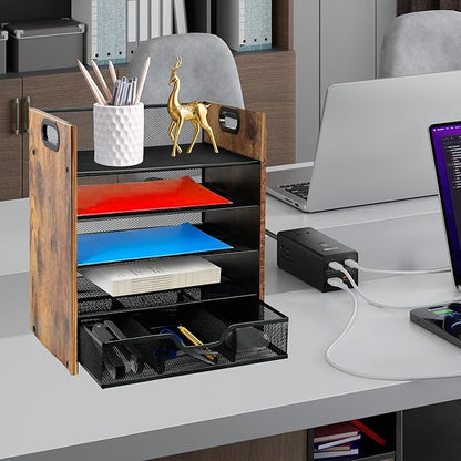 Wood Desk Organizer - Image 3