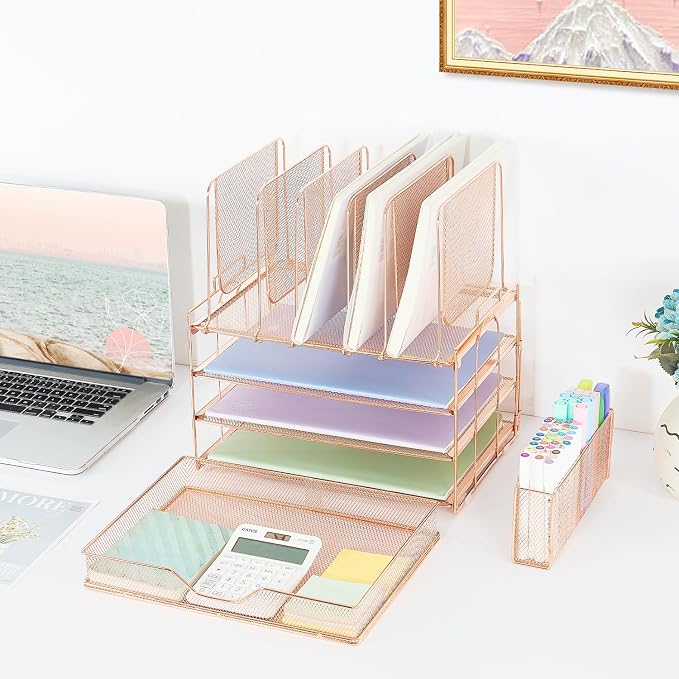 Desk Organizers and Accessories, 3-Tier Paper Organizer - Image 3