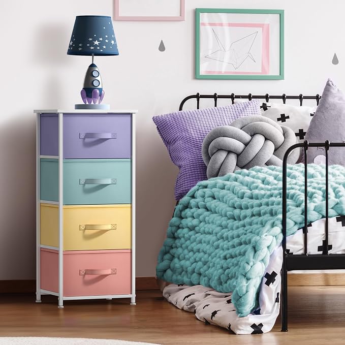 Sorbus Nightstand with 4 Drawers - Image 2