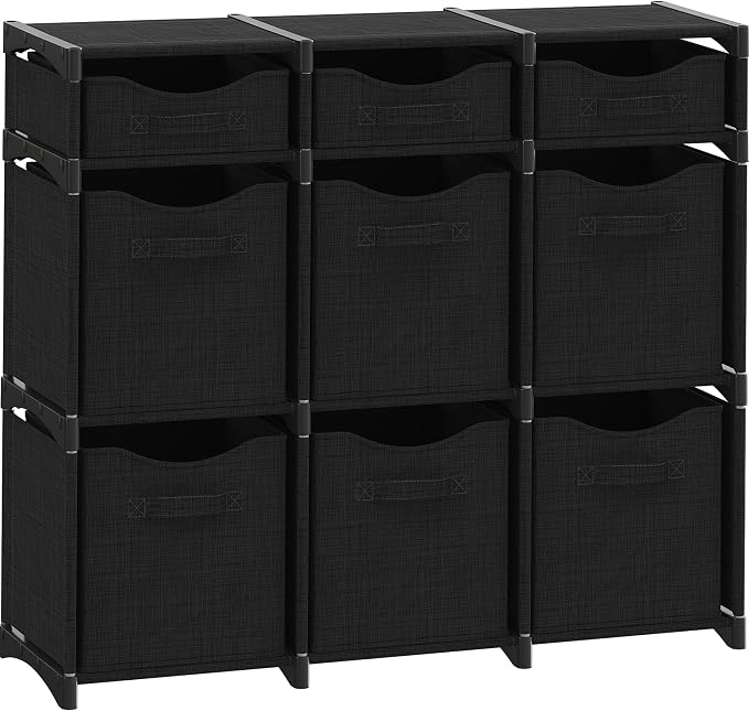 9 Cube Closet Organizers And Storage | Includes All Storage Cube Bins | Easy To by Neaterize