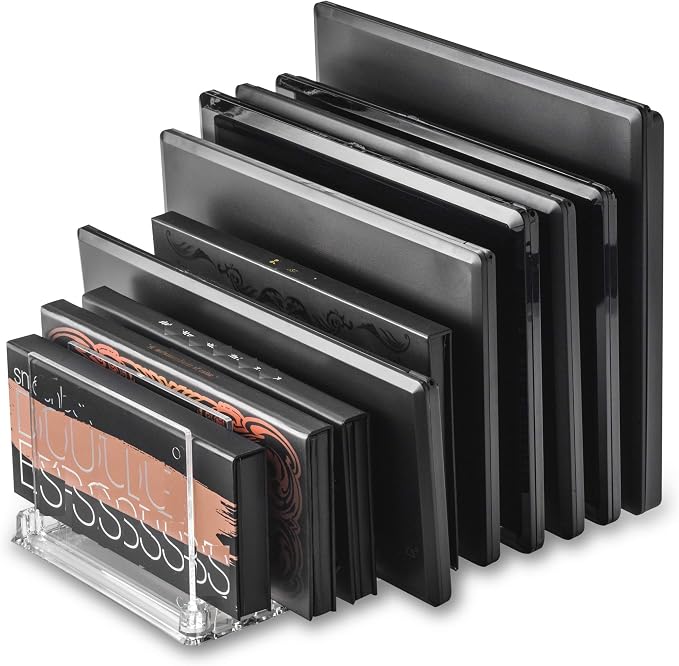 byAlegory Acrylic Makeup Eyeshadow Palette Organizer W/ Removable Dividers | 10 - Image 2