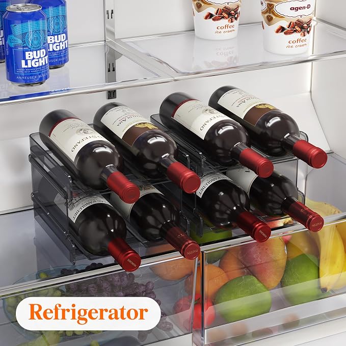 Lifewit Plastic Stackable Wine Rack - Image 5