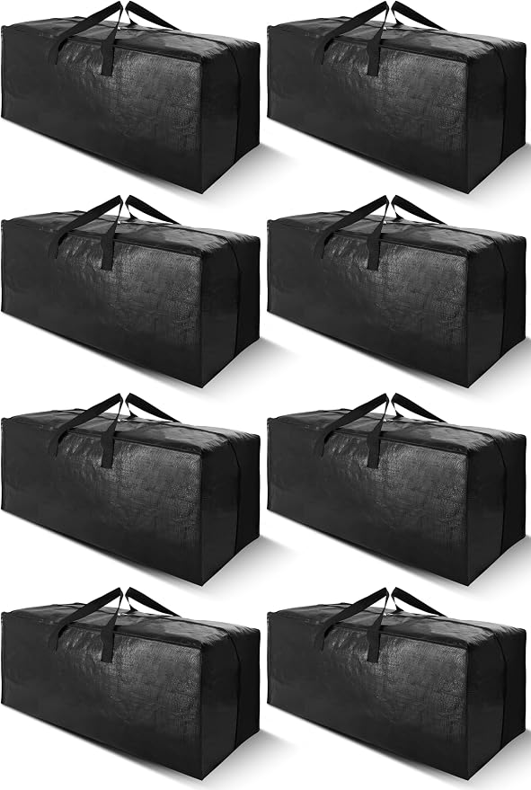 Cosy Family 8 Pack Heavy Duty Extra Large Moving Bags by Cosy+Family