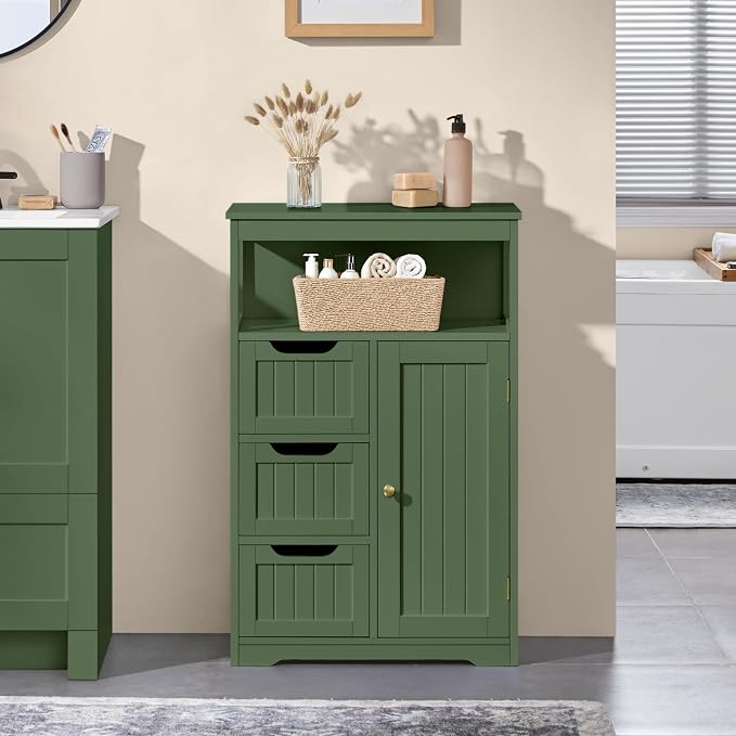 Yaheetech Bathroom Storage Cabinet, Storage Organizer - Image 2