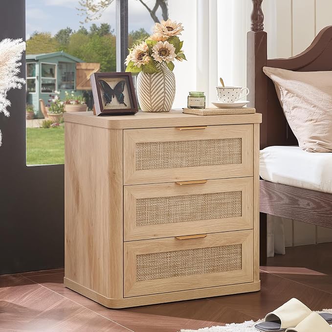LEYAOYAO Rattan Night Stand - Image 3