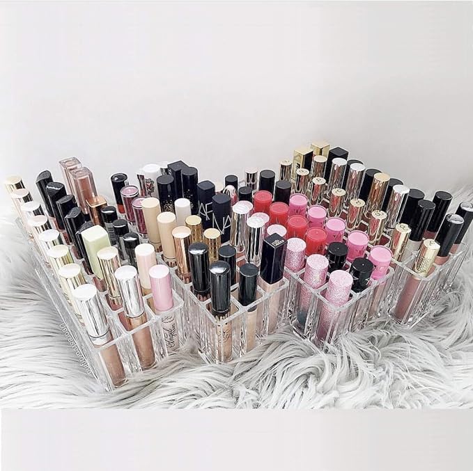 BY ALEGORY Acrylic Lip Gloss Organizer Makeup Storage Organization Refillablle - Image 4