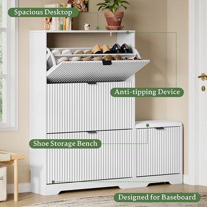 Xixini Shoe Storage Cabinet for Entryway - Image 4