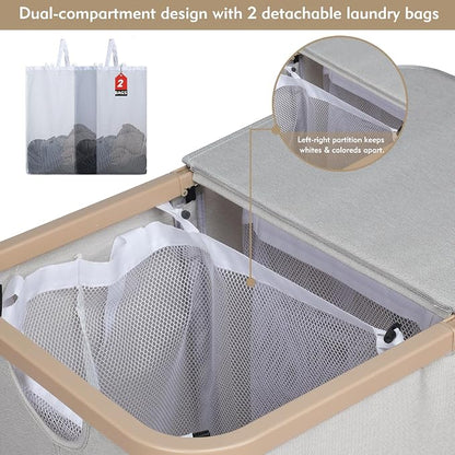 DOKEHOM 160L Extra Large Laundry Hamper - Image 4